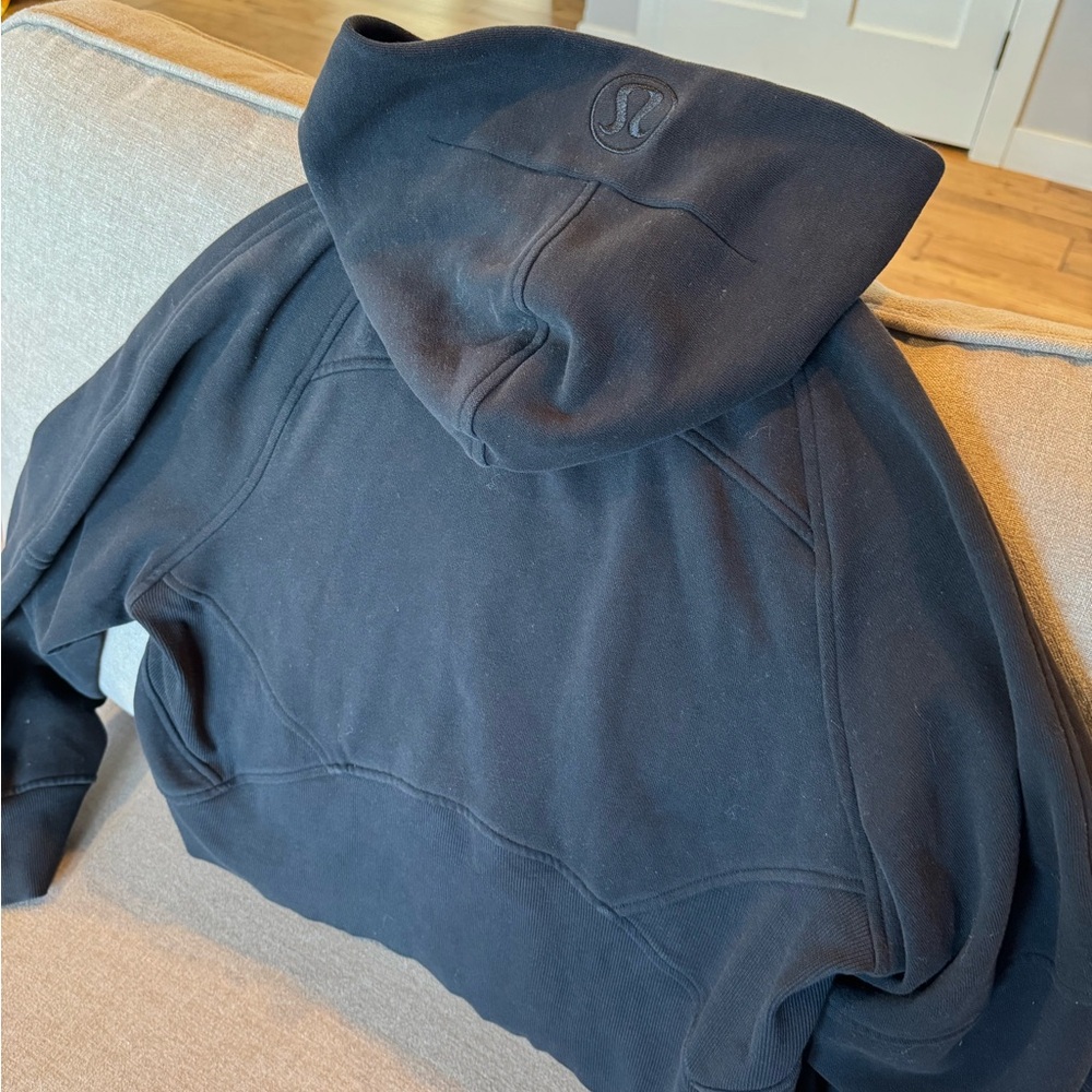 Lululemon oversized full-zip scuba black xs/s! - Picture 4 of 4